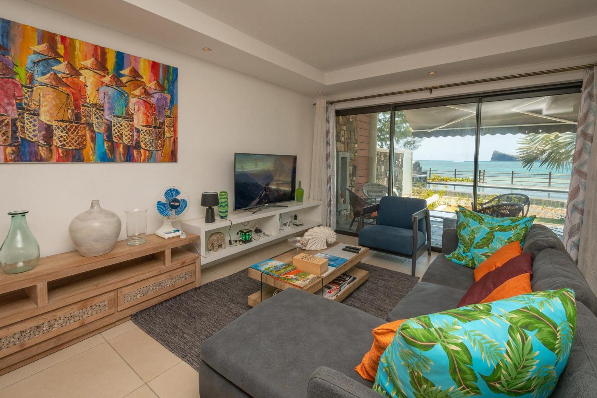 Apartment Luxury Beachfront Duplex, Coin De Mire View / 3bed Cap Malheureux